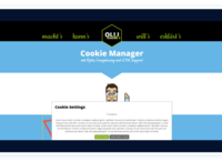 Cookie Manager Front end view