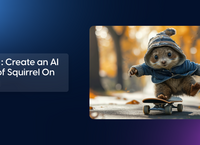 Create on T3AI Image Squirrel on Skating