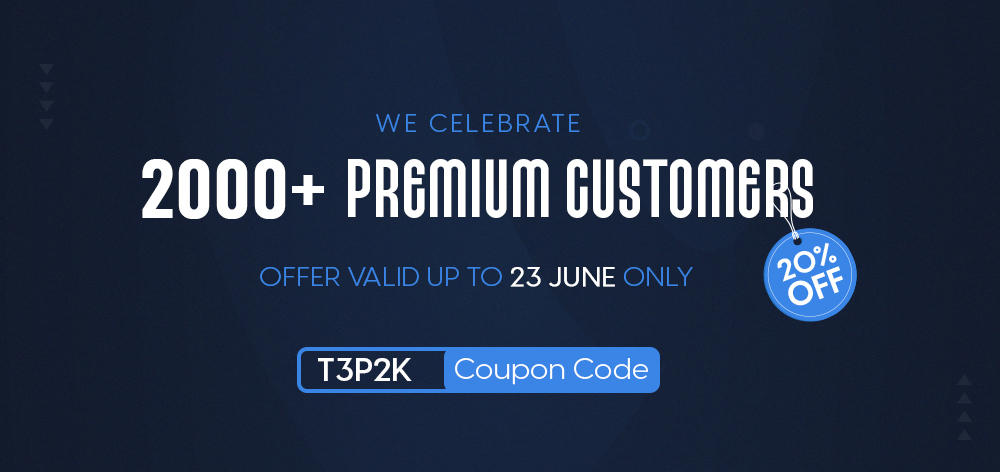 Celebrating 2K Premium Customers with 20% Off Storewide!