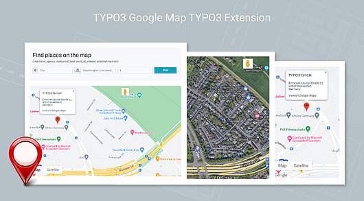 TYPO3 Google Map TYPO3 Extension