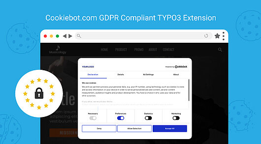 TYPO3 Cookiebot GDPR Compliant Extension
