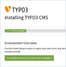 TYPO3 Installation/Configuration